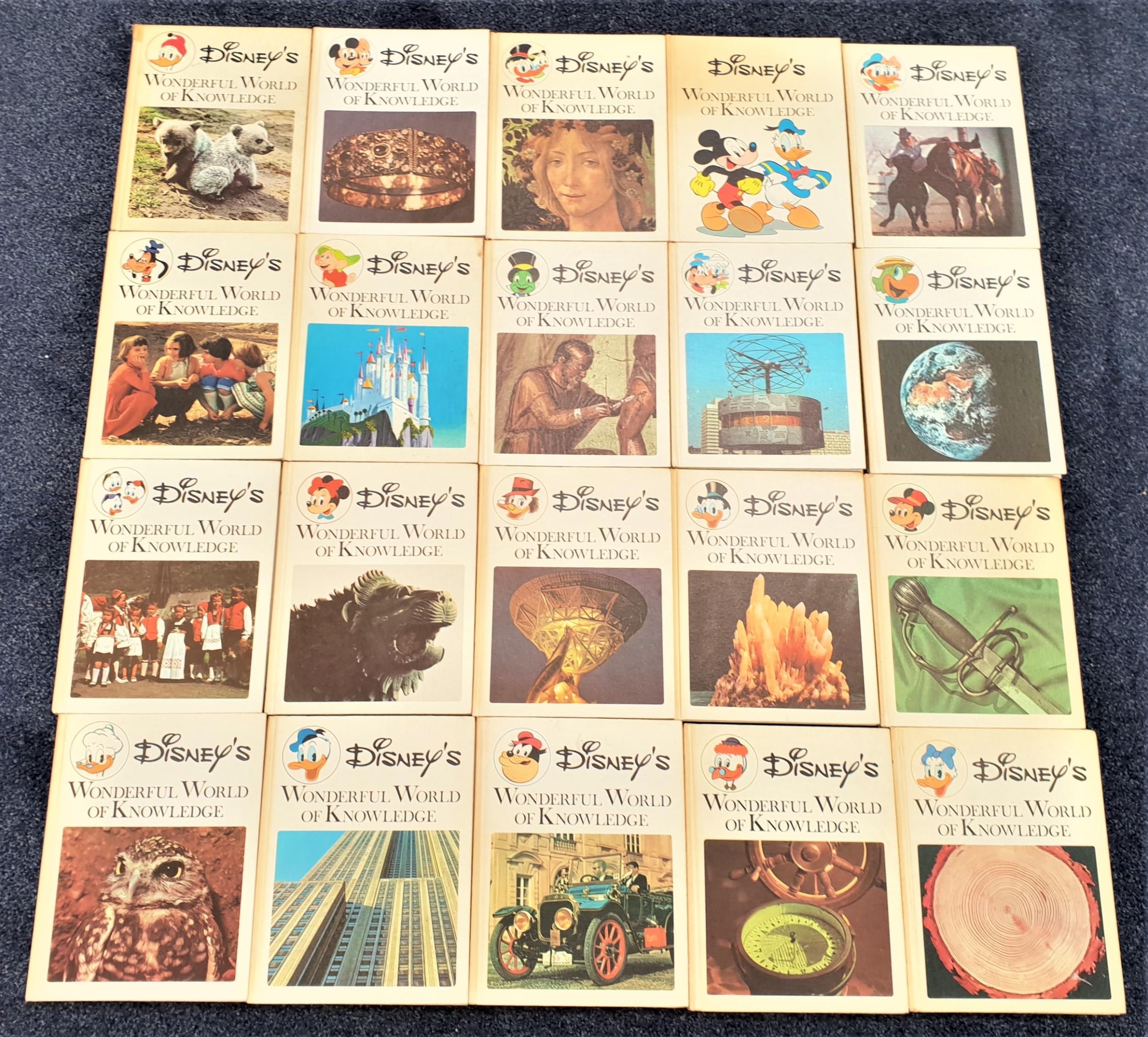 DISNEY'S WONDERFUL WORLD OF KNOWLEDGE Volumes 1 - 19 and Index (20)