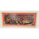 THE LABOUR PARTY photographic print of the 1997 Labour party in the House of Commons, signed by many