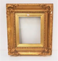 GILTWOOD PICTURE FRAME 46cm x 41cm overall size, 24cm x 19.5cm picture size