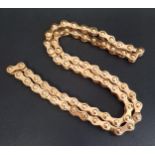 CHRISTIAN DIOR BIKE CHAIN NECKLACE approximately 90cm long