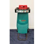 BOSCH GARDEN SHREDDER model AXT Rapid 2000, mains operated and on a wheeled base