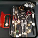 SELECTION OF LADIES AND GENTLEMEN'S WRISTWATCHES including Sekonda, Guess,Fossil, Storm, Scherrer,