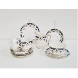 PARAGON CONISTON PATTERN TEA SET comprising twelve cups, eleven saucers, eleven side plates, two