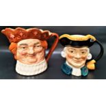 LARGE ROYAL DOULTON CHARACTER JUG Old King Cole and a Midwinter Burslem character jug Treasure