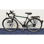 ARAVIS GENTS RACING BICYCLE with drop head handlebars, front and rear mudguards, front and rear