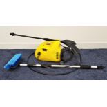 WICKES PRESSURE WASHER with nozzle wand, brush attachment and power lead