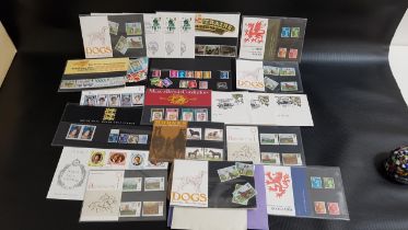 SELECTION OF STAMPS including three International Gathering Of The Clans first day covers, Mint