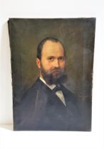 V. CODINA LANGTON Victorian gentleman, oil on canvas, signed and dated 1876, 59cm x 43cm