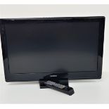 GOODMANS COLOUR TELEVISION with a 24" screen, scart and HDMI port