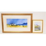 TWO SIGNED LIMITED EDITION PRINTS one by Ian Nelson entitled 'Another Nice Day', 6/100, 16cm x 39cm;