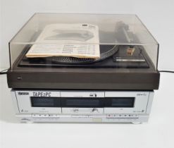 DUAL CS 505-1 RECORD PLAYER with operating instructions; together with with an Ion USB cassette