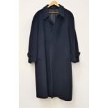 MAC TAGGART GENTLEMANS OVERCOAT in black cashmere, size 44