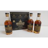 ABERFELDY THE GOLDEN DRAM SINGLE MALT TASTING COLLECTION comprising one bottle of 21 year old, one