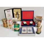 INTERESTING SELECTION OF MINIATURES including Ballatine's boxed gift set containing two bottles of