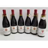 SIX BOTTLES OF CHATEAUNEUF-DU-PAPE comprising four bottles of Domaine de Beaurenard 1988 (75cl and