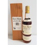 GLEN MHOR 25 YEAR OLD SINGLE HIGHLAND MALT SCOTCH WHISKY bottled from cask number 1970 1164/1166.