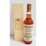 SPRINGBANK 1999 SINGLE MALT SCOTCH WHISKY - LAST BOTTLING OF THE 20th CENTURY aged 20 years in oak