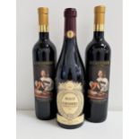 THREE BOTTLES OF ITALIAN RED WING comprising one bottle of Masi Costasera Amarone Classico 2016 (