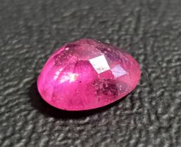 CERTIFIED LOOSE NATURAL RUBY the oval cut gemstone weighing 2.61cts, with igl&i gemological report