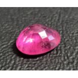 CERTIFIED LOOSE NATURAL RUBY the oval cut gemstone weighing 2.61cts, with igl&i gemological report