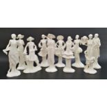 TEN ROYAL WORCESTER THE 1920s VOGUE COLLECTION FIGURINES for Compton & Woodhouse, comprising Diana