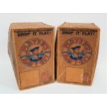 TWO VINTAGE PLAYERS NAVY CUT CIGARETTES LARGE BOXES constructed in card and branded to the lift