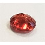 CERTIFIED LOOSE NATURAL PINK SAPPHIRE the oval cut gemstone weighing 0.45cts, with igl&i gemological