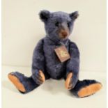 DANY-BAREN ORIGINAL ARTIST TEDDY BEAR BY DANIELA-REBEKKA MELSE - BENJAMIN in blue, limited edition