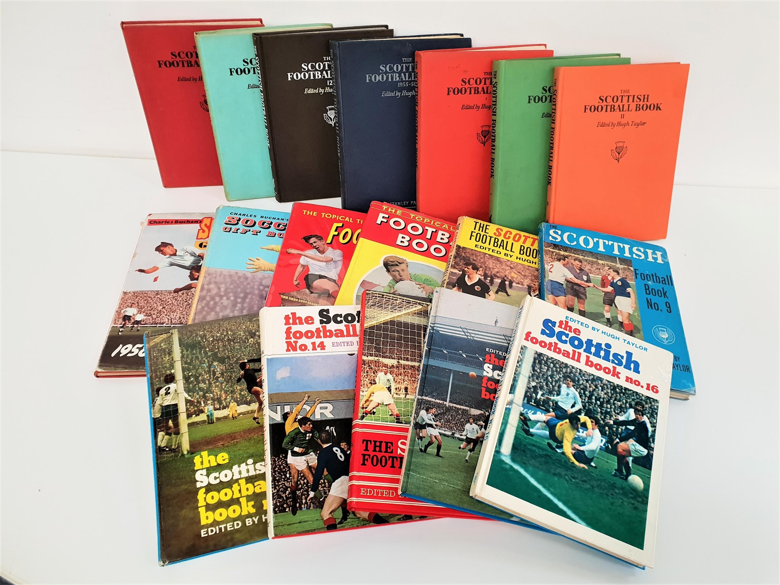 THE SCOTTISH FOOTBALL BOOK eighteen editions, The Topical Times Football Book, the Soccer Gift Book,