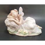 LLADRO PRIVILEGE FIGURINE - PRINCESS OF FARIES number 7694, 11cm high and 18cm wide