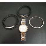 SELECTION OF FASHION JEWELLERY AND WATCHES comprising a Michael Kors watch - MK-6225; a Links of