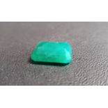 CERTIFIED LOOSE NATURAL EMERALD the octagon step cut gemstone weighing 12.62cts, with igl&i