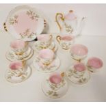 ROYAL ALBERT BRAEMAR TEA AND COFFEE SERVICE comprising six coffee cans and saucers, six tea cups and
