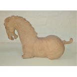 POTTERY TANG STYLE HORSE by Austin Productions, 1961, 31.5cm high