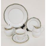 NORITAKE GLENABBEY PART COFFEE SERVICE comprising six cups and saucers, six side plates, sandwich