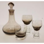 SELECTION OF CAITHNESS CANISBAY GLASSES designed by Colin Terris and comprising eight wines, six