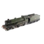 Bassett-Lowke O Gauge, electric, Prince Charles 4-4-0/tender, green, post-war. Very good.