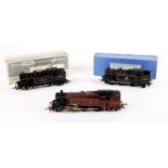 Hornby Dublo 3-rail 0-6-2T black BR, RN 69567, boxed, loco good, box good; together with a Wren 0-