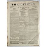 Mitchel, John and Meagher, Thomas Francis. The Citizen, New York, January to December 1854, volume