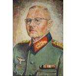 German school, mid 20thC. Half-length portrait of General Franz Halder in uniform of Chief of the