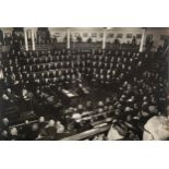 1963 (28 June) John F Kennedy addressing the Joint Houses of the Oireachtas. A photograph of the