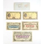 Banknotes, Ireland, Belfast Banking Company Twenty Pounds, 9 November 1939, graffiti verso, aVF;