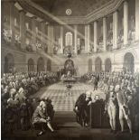 1790 The Irish House of Commons, The Great Parliament of Ireland. After H Barrand and J Hayter,