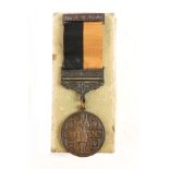 1917-21 War of Independence Service Medal with Comhrach bar, with tunic ribbon, in box of issue.