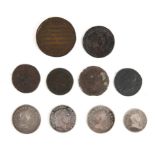 Tokens. A collection of Irish tokens. TO PREVENT THE ABUSE OF CHARITY IN THE CONSUMPTION OF