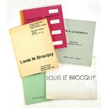 Louis le Brocquy, 1961-2006 five exhibition catalogues. Gimpel Fils, September 1961; The Municipal