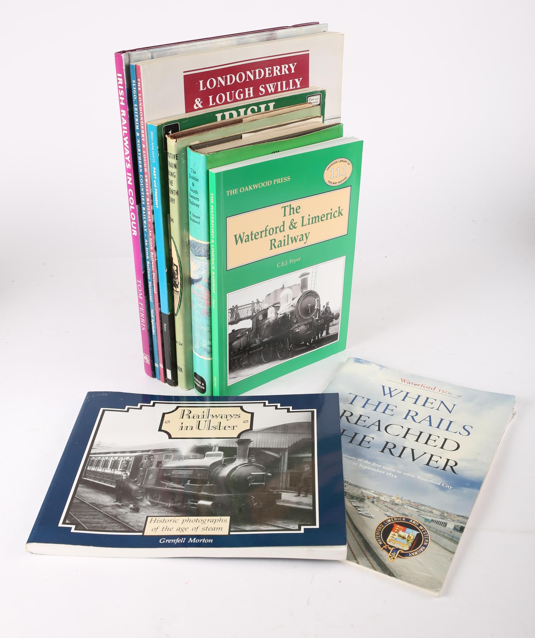 Irish railways. A collection of nine books on Irish railways. Ahrons, EL. Locomotive and Train