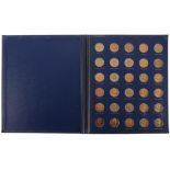 1970 England World Cup Coin Collection. A limited edition of thirty bronze commemorative coins by