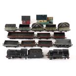 Trix Twin. 0-4-0/tender BR black, RN 6201; 0-4-0/tender LMS black, RN 11; together with a collection