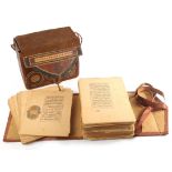 West African travelling Qur?an. A loose-leaf illuminated koran, part printed part manuscript, in